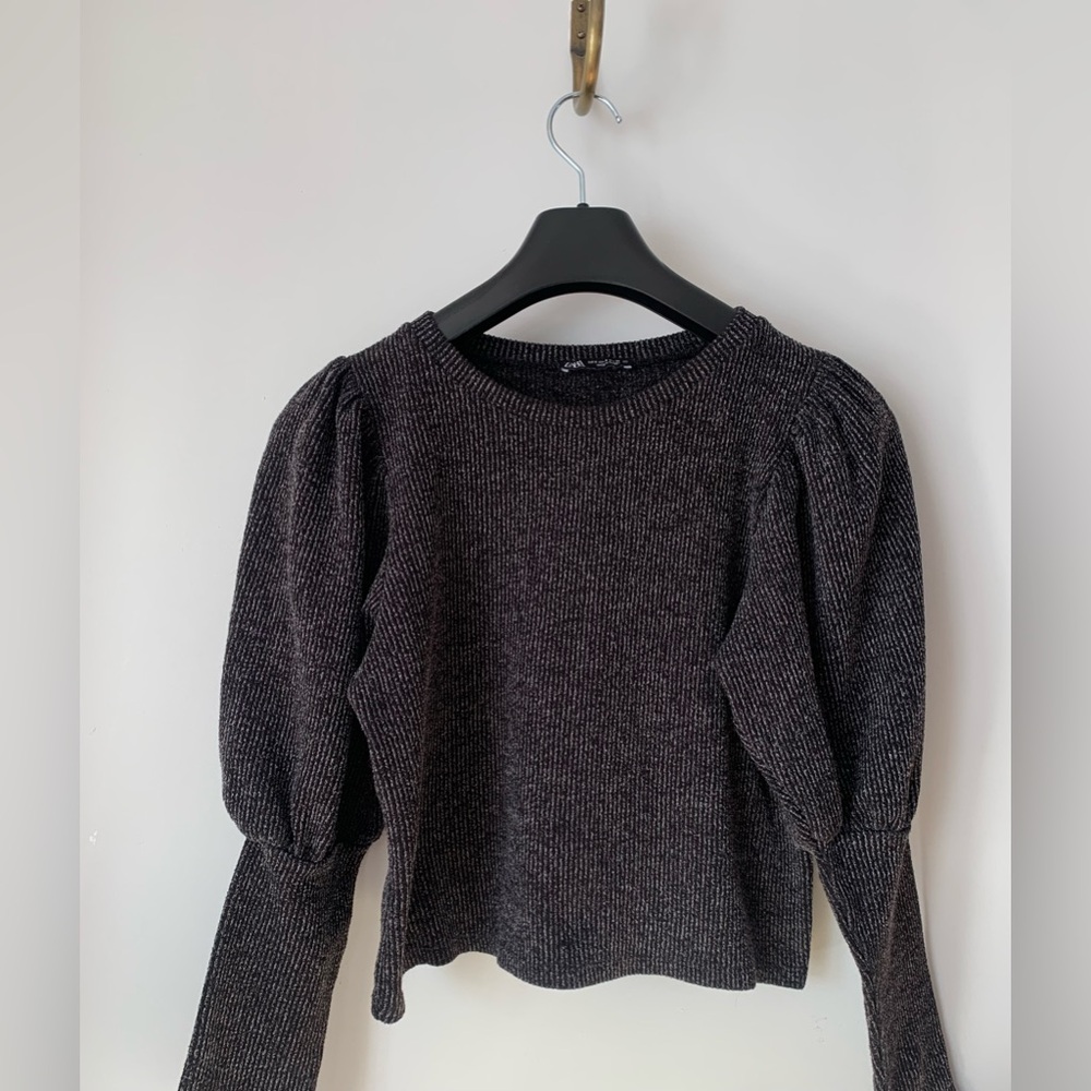 Zara Charcoal Knit Sweater